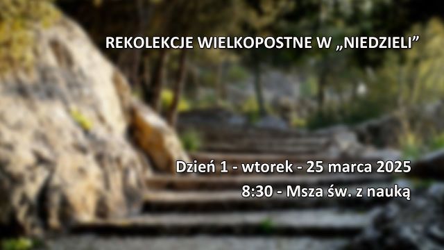 Rekolekcje wielkopostne w auli Redakcji Tygodnika Katolickiego „Niedziela”